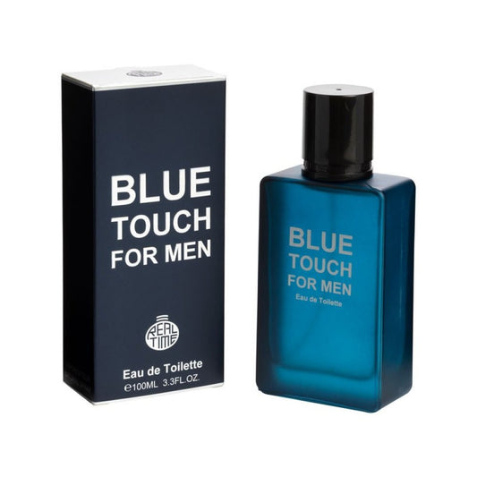 Apa de toaleta pentru barbati Blue Touch for Men, Real Time, 100 ml